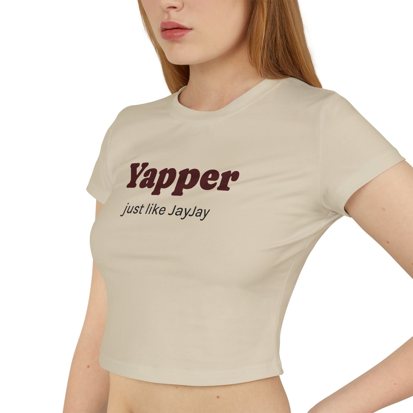 💗Yapper Women's Baby Tee - JayJay Inspired
