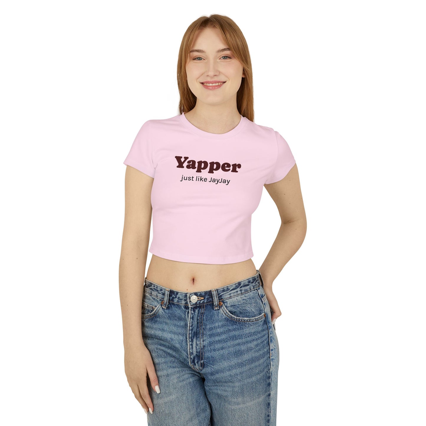 💗Yapper Women's Baby Tee - JayJay Inspired