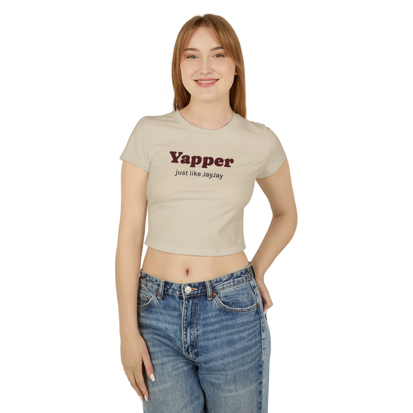 💗Yapper Women's Baby Tee - JayJay Inspired