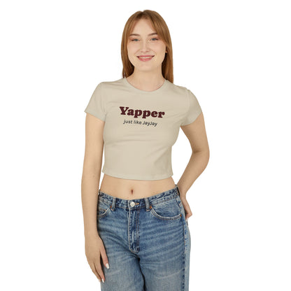 💗Yapper Women's Baby Tee - JayJay Inspired