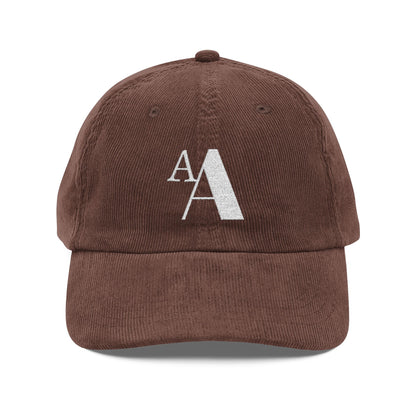 💗Embroidered Corduroy Cap- Double A✨